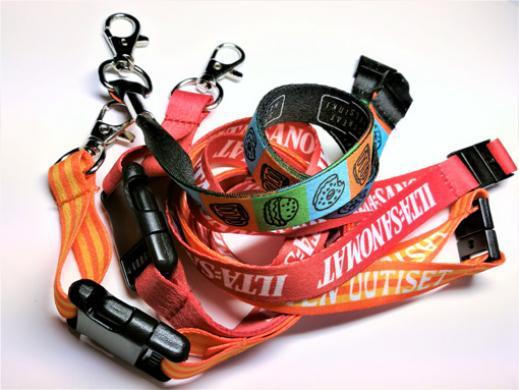 Recycled ocean plastic lanyards